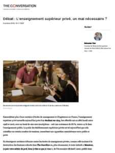 Débat : L’enseignement supérieur privé, un mal nécessaire ?